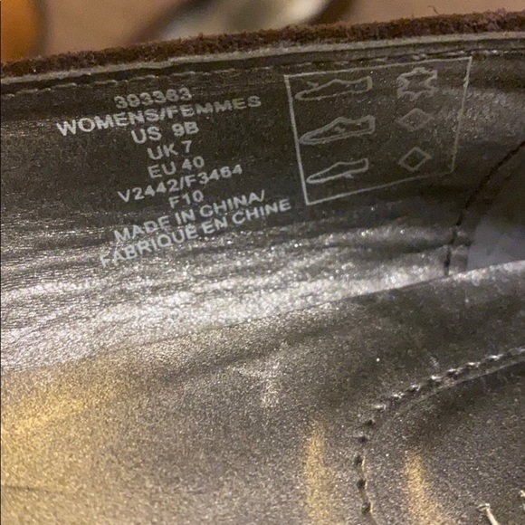 Lands end suede wedge shoes size 9 - Picture 5 of 6